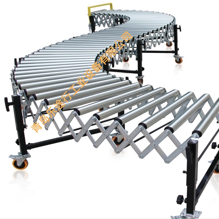 伸缩滚筒输送机