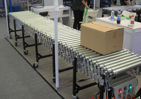 伸缩辊筒输送机运行图，net-a-car.com